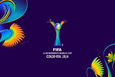 El emblema del Mundial Femenino sub-20 de Colombia.