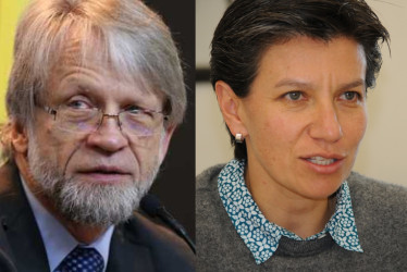 Antanas Mockus y Claudia López, dos figuras reconocidas de la Alianza Verde que renunciaron al Partido.